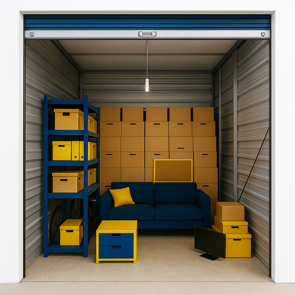 Convenient self storage with drive-up loading in Parksville